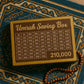 Wooden Umrah Saving Box – Special 210,000 Goal Money Box