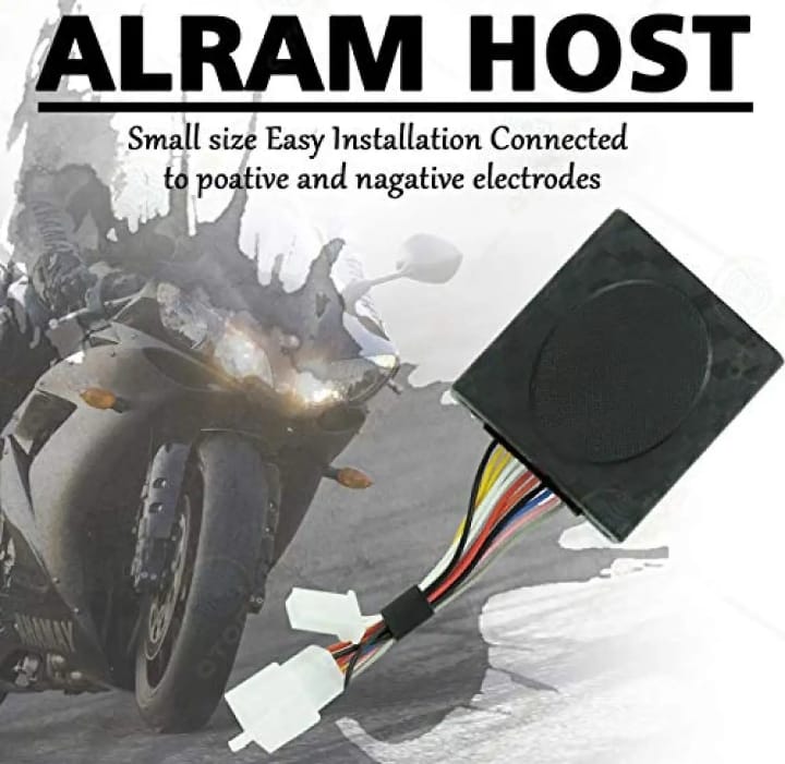 HJG Universal Motorcycle Remote Security Alarm & Self-Start System (For All Bikes / 70cc / CG125)
