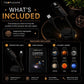 360° Rotating Starry Planet Projector USB Lamp – 6 Planetary Modes & Replaceable Film Slides
