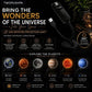 360° Rotating Starry Planet Projector USB Lamp – 6 Planetary Modes & Replaceable Film Slides