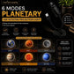 360° Rotating Starry Planet Projector USB Lamp – 6 Planetary Modes & Replaceable Film Slides